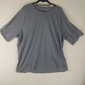 REI Co-op Mens XXL Gray Short Sleeve Performance Athletic quick dry T-Shirt NWOT